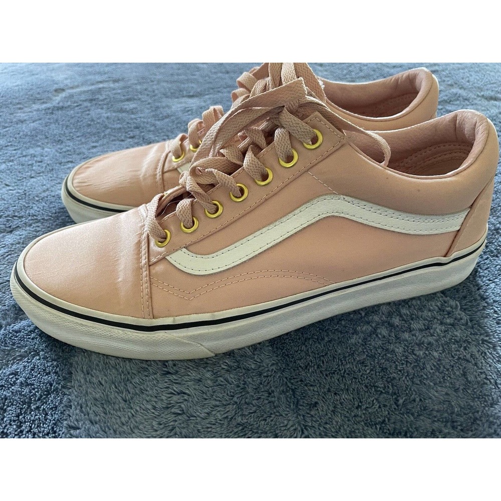 VANS Old Skool Platform Metallic Rose Gold - Sz 9